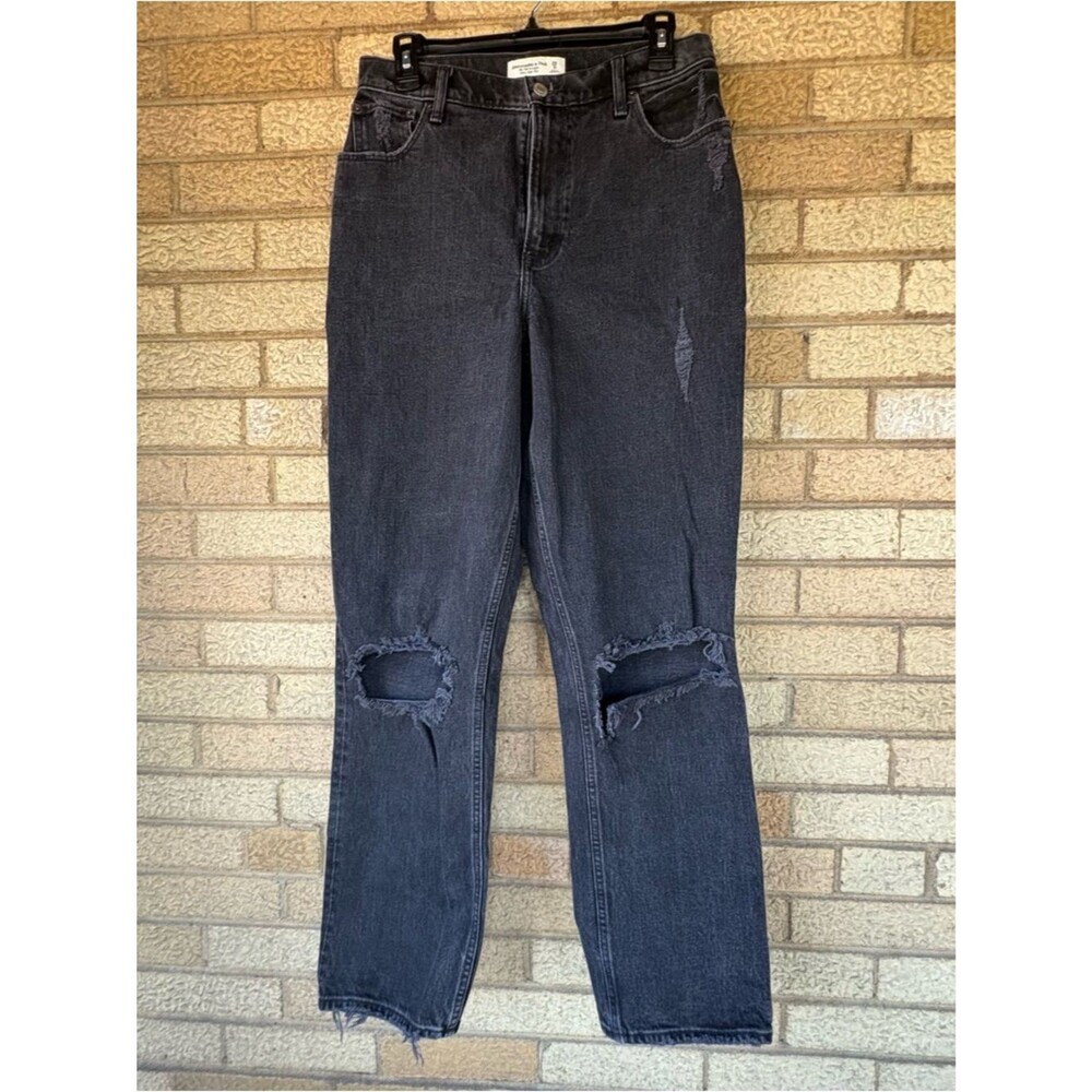 Abercrombie & Fitch The ‘90s Straight Ultra High Rise Curve Love Jeans